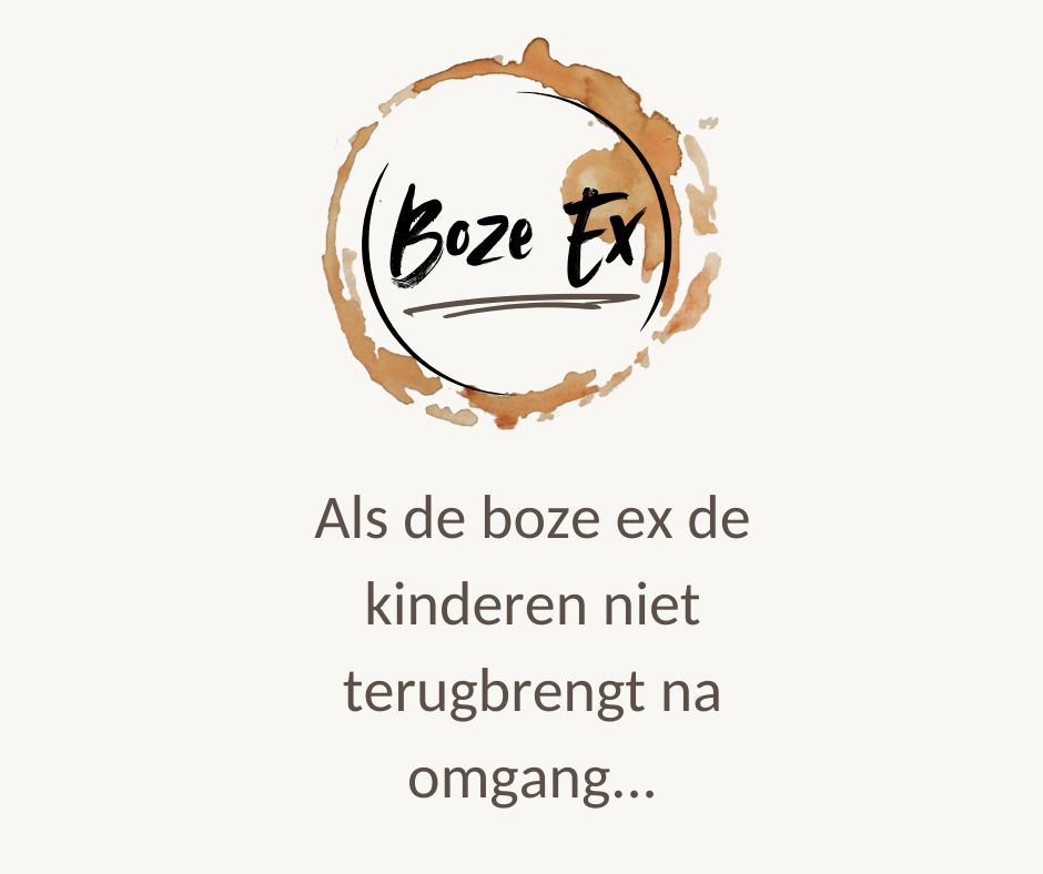 Wat als de boze ex de kinderen niet terugbrengt?