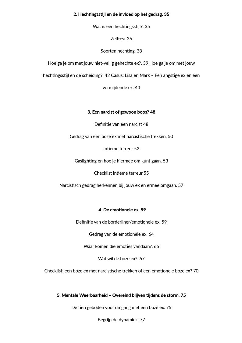 Scheiden doet lijden: weggaan bij een boze ex