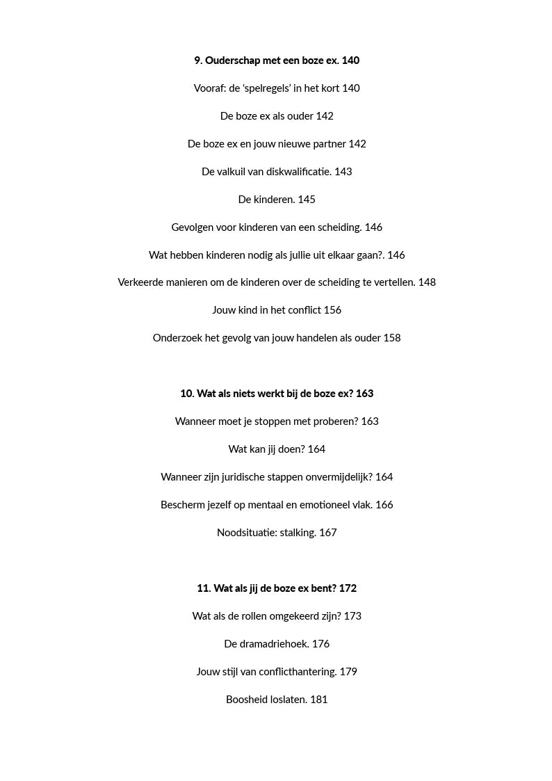 Scheiden doet lijden: weggaan bij een boze ex