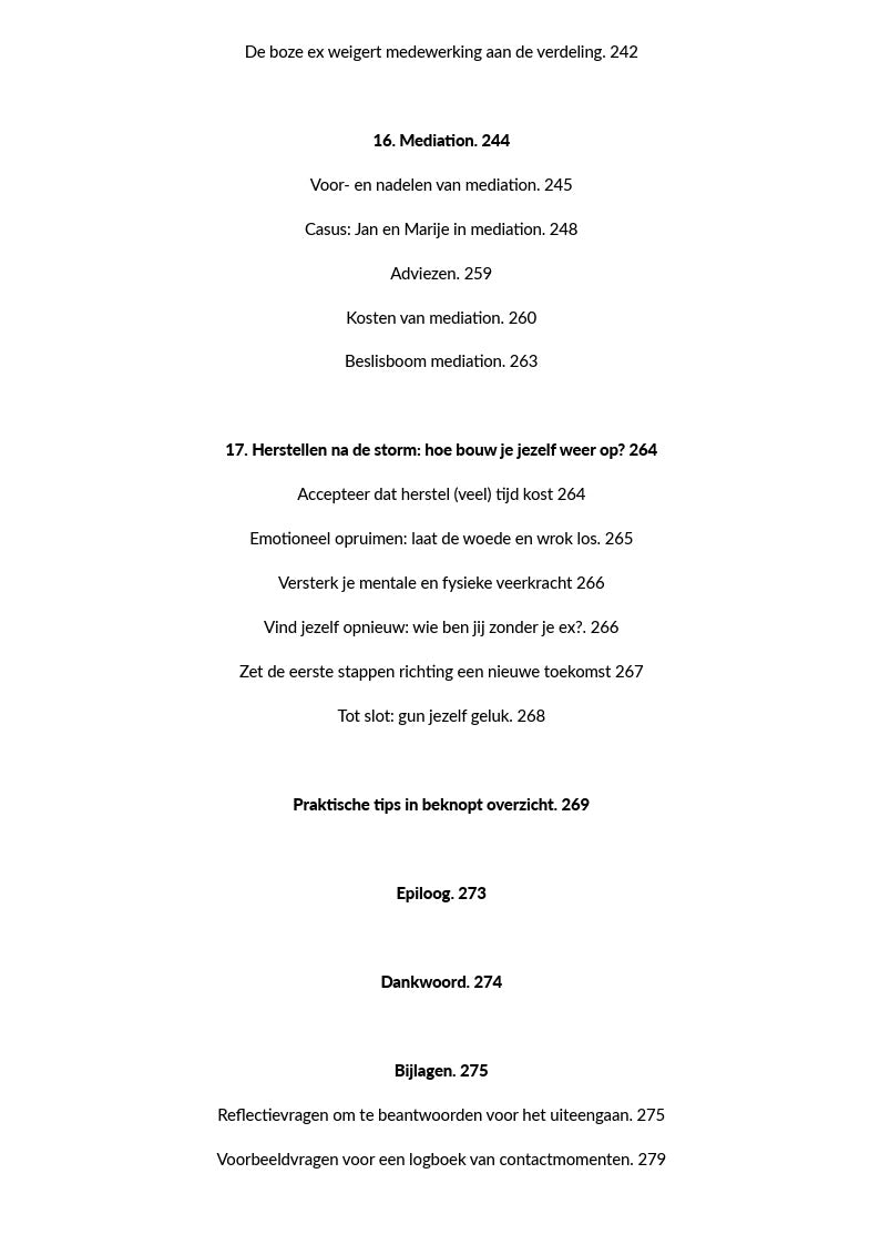 Scheiden doet lijden: weggaan bij een boze ex